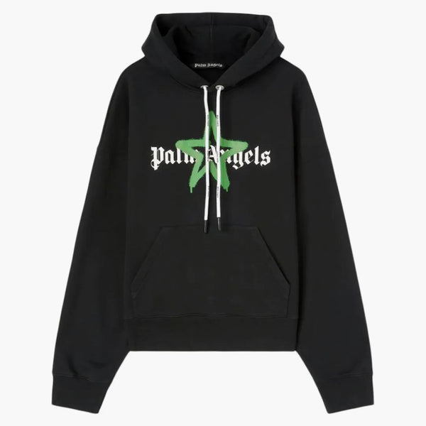 Hvězda Palm Angels postříkala mikinu černou/zelenou