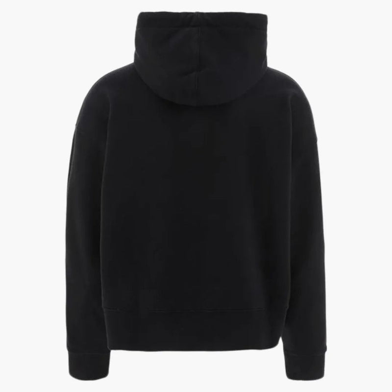 Palm Angels Star Spray Logo Popover Hoodie Black/Pink