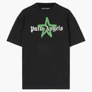 Palm Angels Star Sprayed T-shirt Black/green