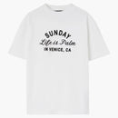 Palm Angels Sunday Classic T-shirt White/Black
