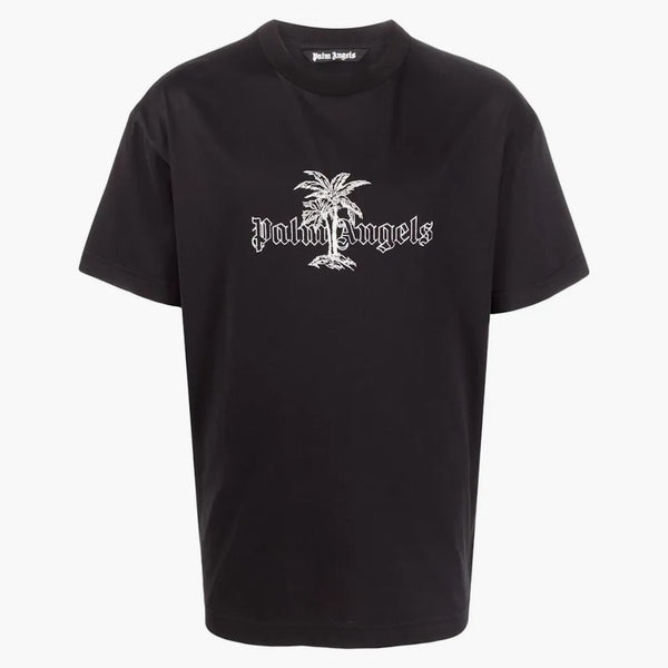 Tričko Palm Angels Sunset Palm Black/White