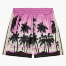 Palm Angels Sunset Track Shorts Purple/Black