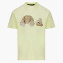 Palm Angels Teddy Bear T-shirt Fluorescent Yellow