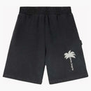 Palm Angels The Palm Sweatshort Dark Gray/Off White