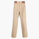 Palmové andělé pásové kalhoty béžové/opálení