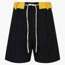 Palm Angels Track Belt shorts navy blue