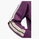 Palm Angels Track Bunda Burgundsko z bílé