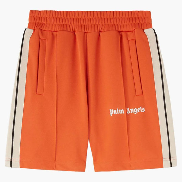 Palm Angels Track Shorts Brick Red/off-white