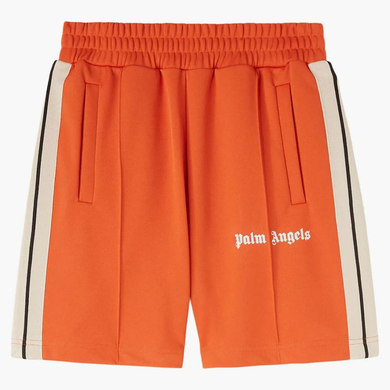 Palm Angels Track Shorts Brick Red/off-white