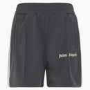 Palm Angels Track Shorts Gray/Off-White