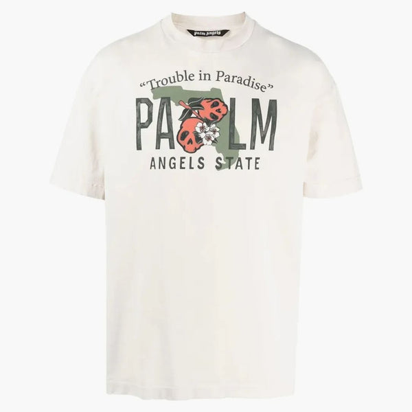 Palm Angels Potíže v ráji čaj bílá/černá