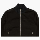 Palm Angels Tuxedo Leopard Track Jacket Black