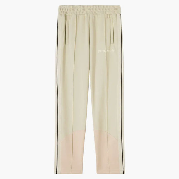 Palm Angels Two Tone Track Pants Beige/rose Dust