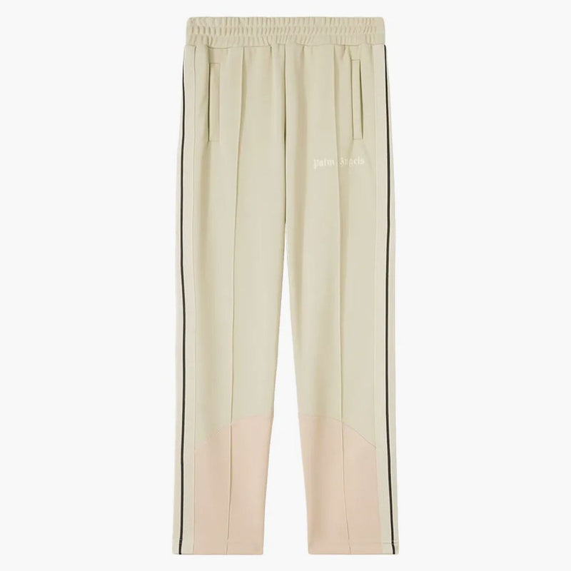 Palm Angels Two Tone Track Pants Beige/rose Dust