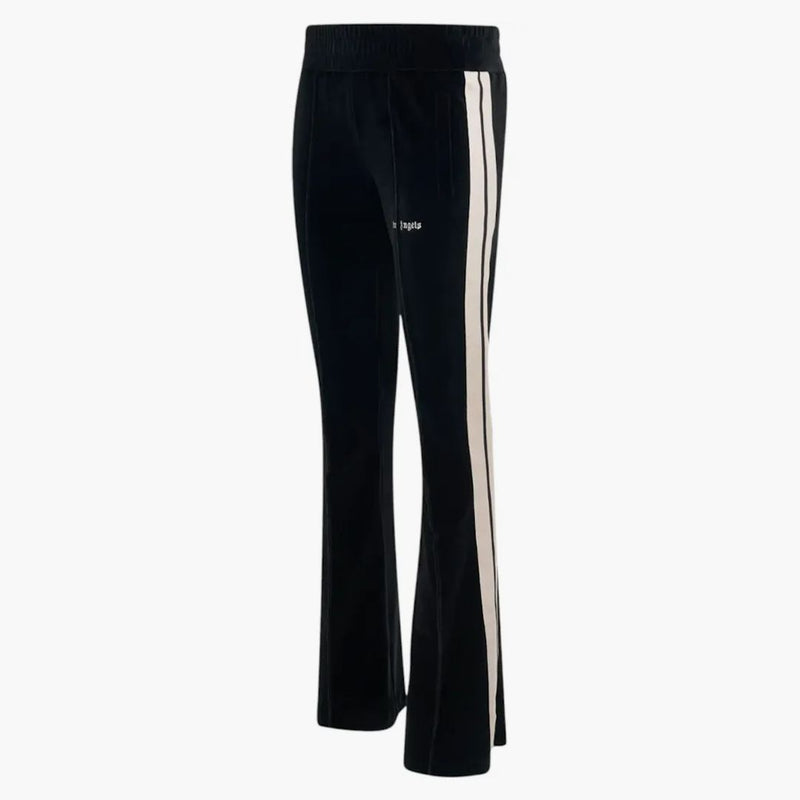 Palm Angels Velvet Flare Track Pants Black