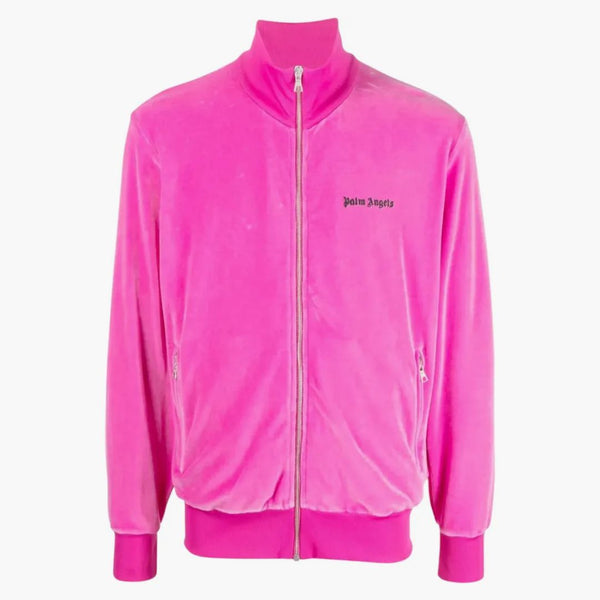 Palm Angels Velvet Track Giacca nera