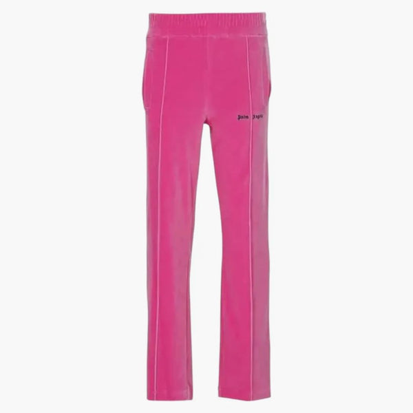 Kalhoty Palm Angels Velvet Track Pink