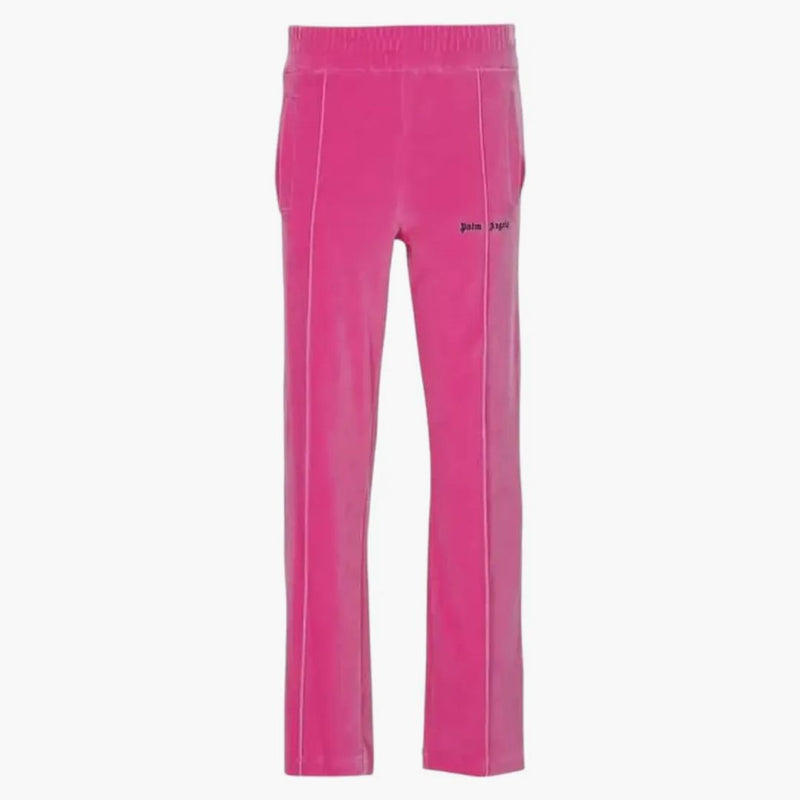 Kalhoty Palm Angels Velvet Track Pink