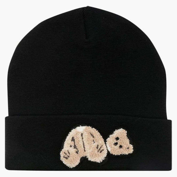 Palm Angels Women PA Bear Beanie Black/Brown
