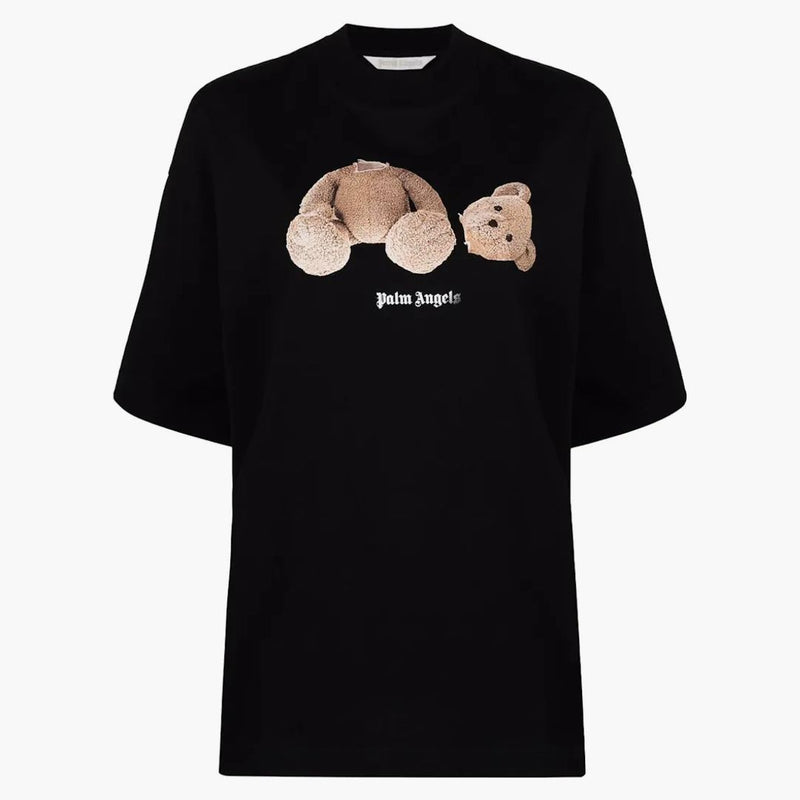 Palm Angels Womens porta t-shirt sciolto nero/marrone