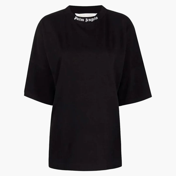 Tričko s nadrozměrným logem Palm Angels Black