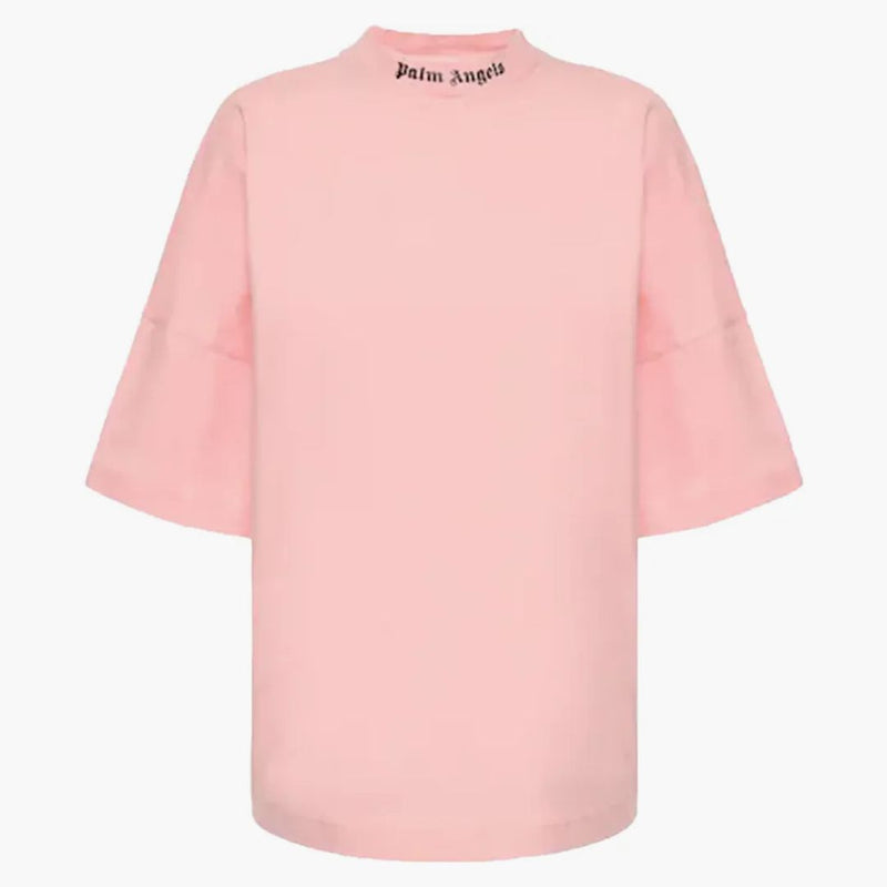Palm Angels Women's Gothic Logo Oversized T-shirt Pink/black