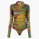 Palm Angels para mujer Bodysuit militar verde