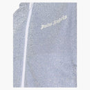 Palm Angels Womens Lurex Track Jacket grå/svart/vit