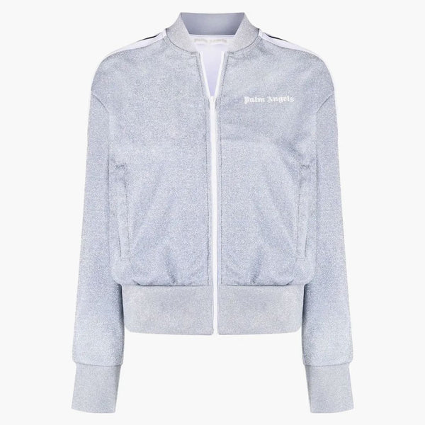 Palm Angels WOMENS LUREX BLUREX GIACCA GRIGIO/NERO/BIANCO