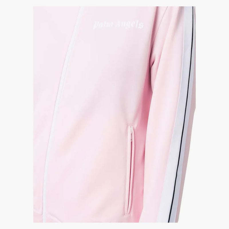 Palm Angels Women Track Jacket Almond Blossom/White