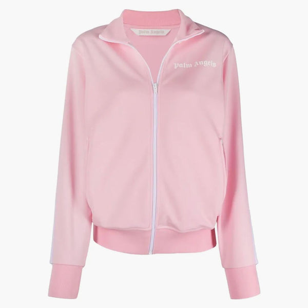 Palm Angels Women Track Jacket Almond Blossom/White