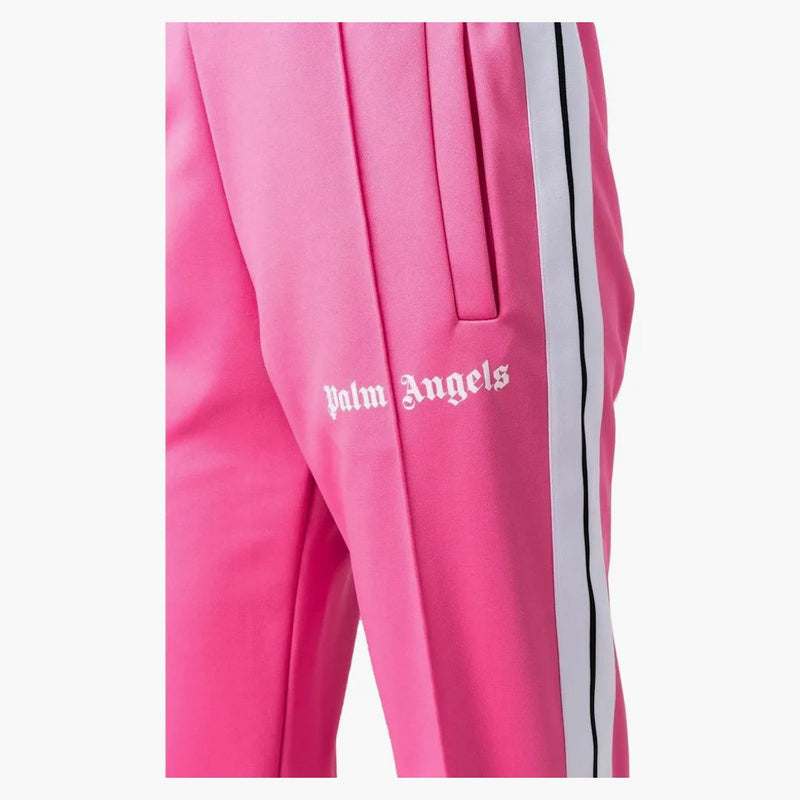 Palm Angels Dámské kalhoty Fuchsia/bílá