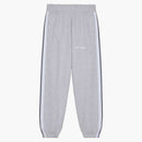 Palm Angels Women's Track Sweatpants Melange Gray/White