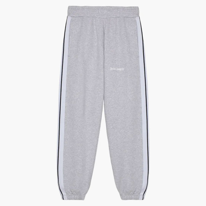 Palm Angels Women's Track Sweatpants Melange Grey/white