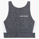 Palm Angels Womens Track Top melange šedá/černá/bílá