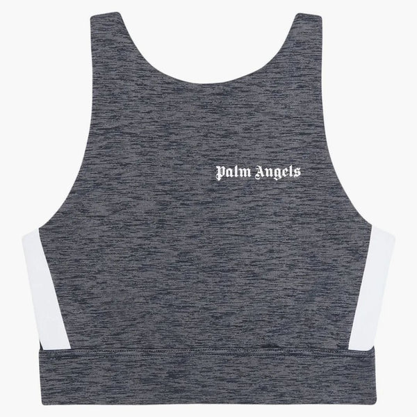Palm Angels Womens Track Top melange šedá/černá/bílá