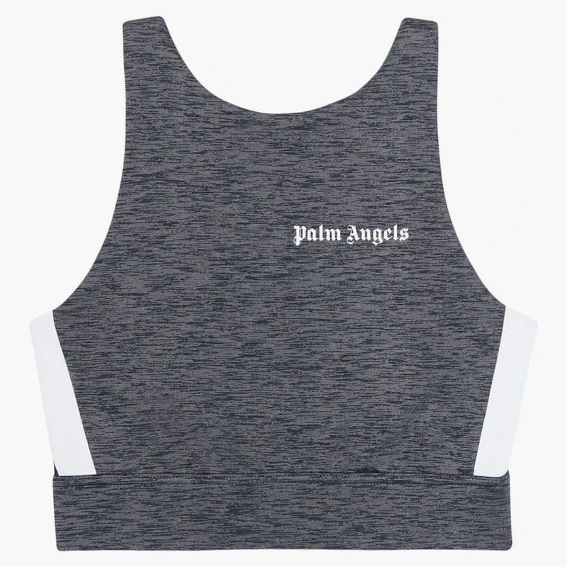 Palm Angels Womens Track Top melange šedá/černá/bílá