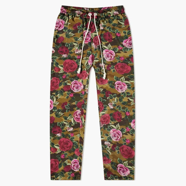 Palm Angels X End Allover Camo Rose Pajama Pants Red