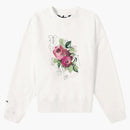Palm Angels x End Big Rose Crewneck Sweinshirt White
