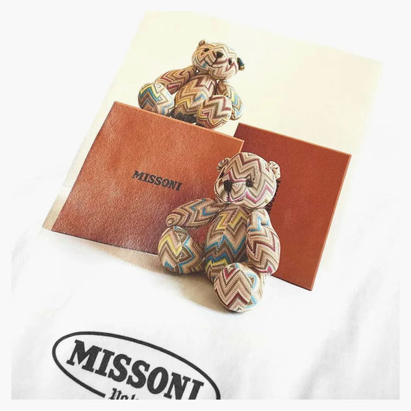Palm Angels X Missoni Bear T-Shirt White/Black