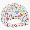 Palm Angels x Missoni Scripble Velcro Strap Cap White/Multi