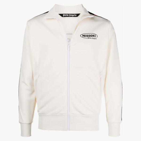 Palm Angels X Missoni Track Jacket Off White