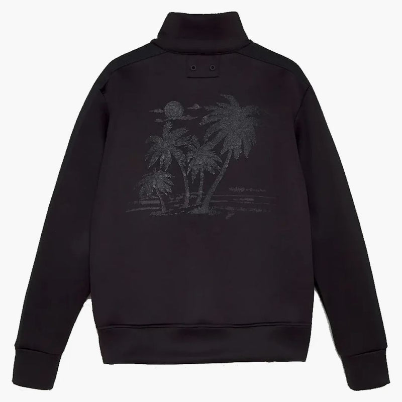 Palm Angels X Team Wang Palm Trees Track Jacket Black