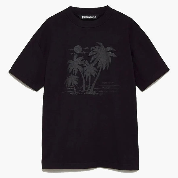 Palm Angels X Team Wang Palm Trees Tričko černé