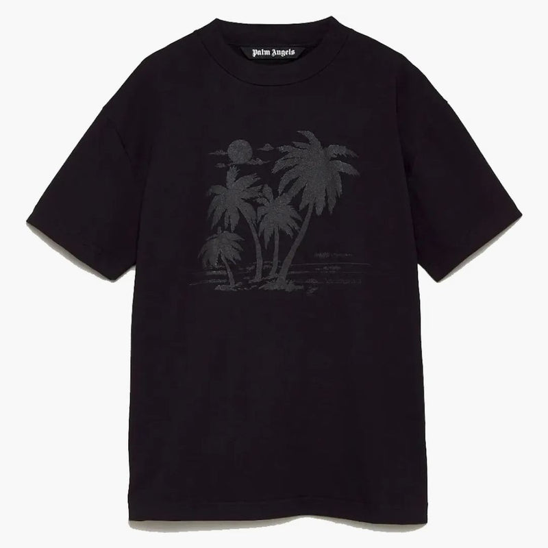Palm Angels X Team Wang Palm Trees Tričko černé