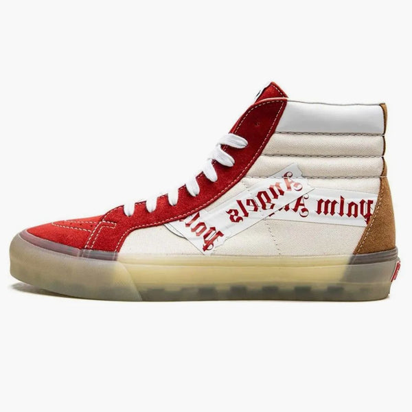Palm Angels X Vans SK8-HI Reissue Sneakers White Red