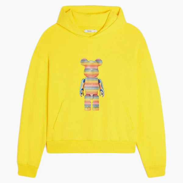 Pangaia X Haroshi X Medicom Toy Recycling Hoodie Yellow