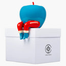 Parra a Apple sul bordo figura ceramica multi