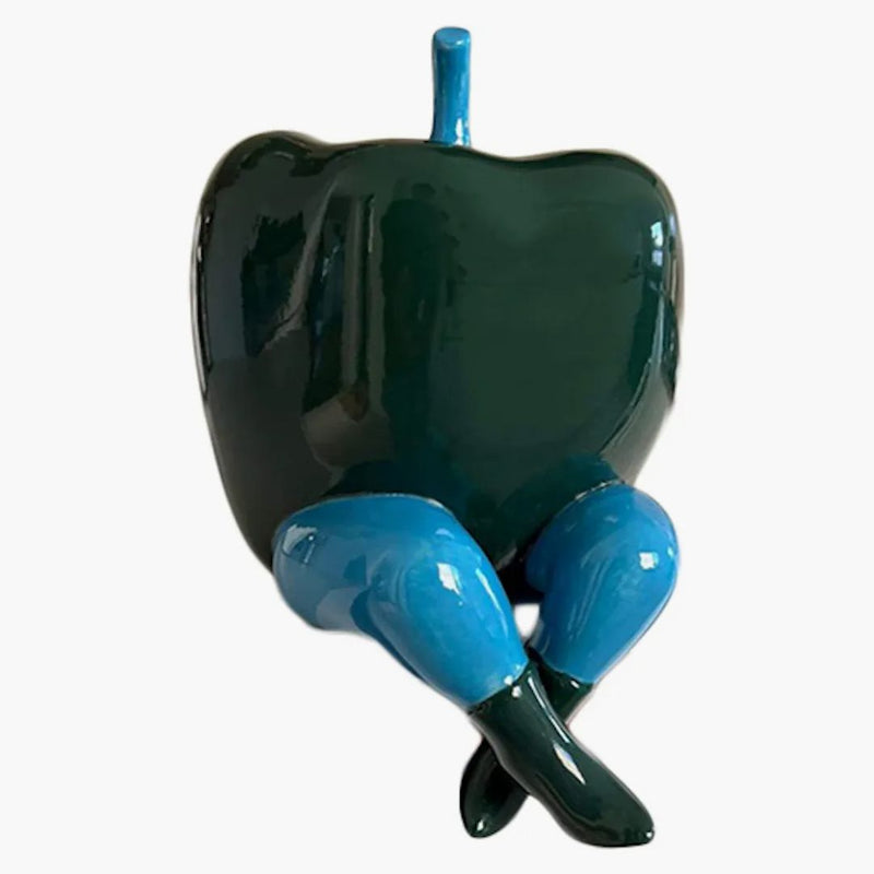 Figura in ceramica del peperoncino parra a campana