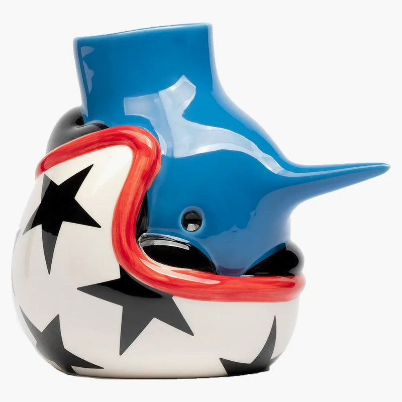 Parra The Upside Down Face Vase Helmet Figure Multicolor